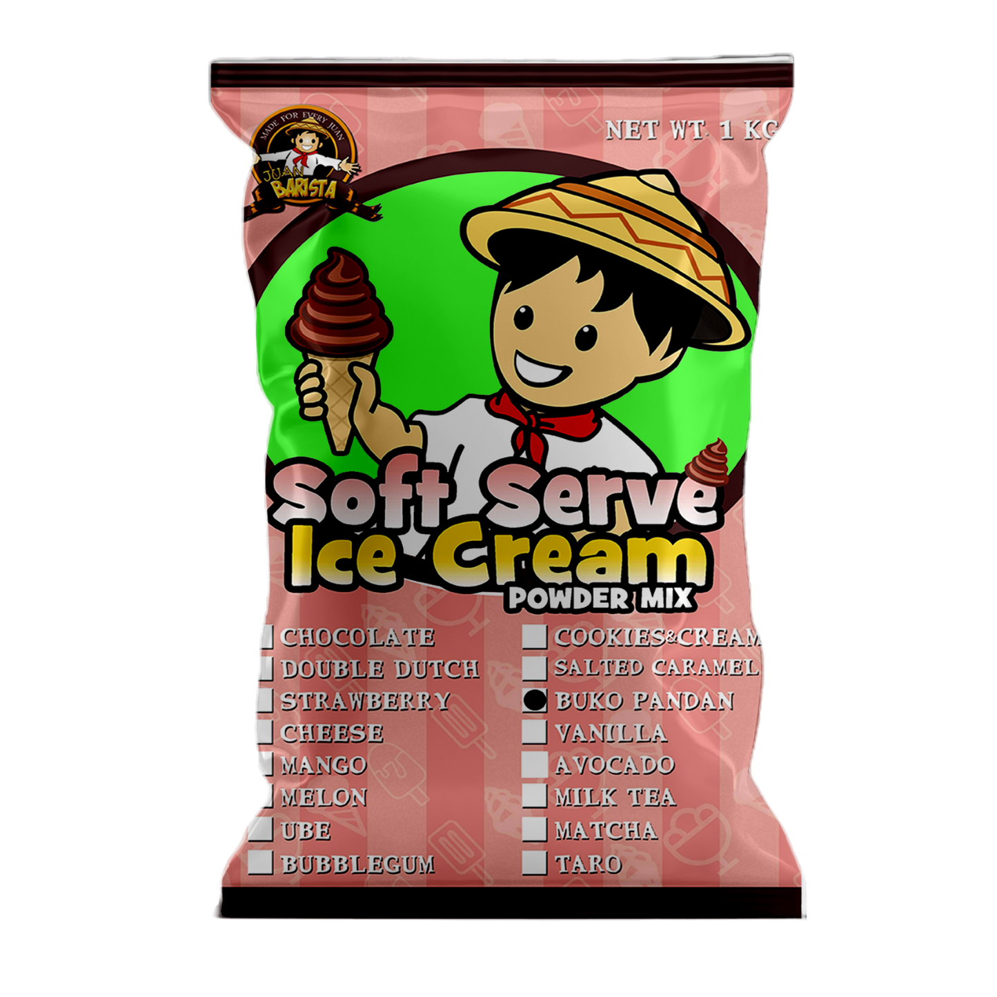 Juan Barista Ice Cream Powders