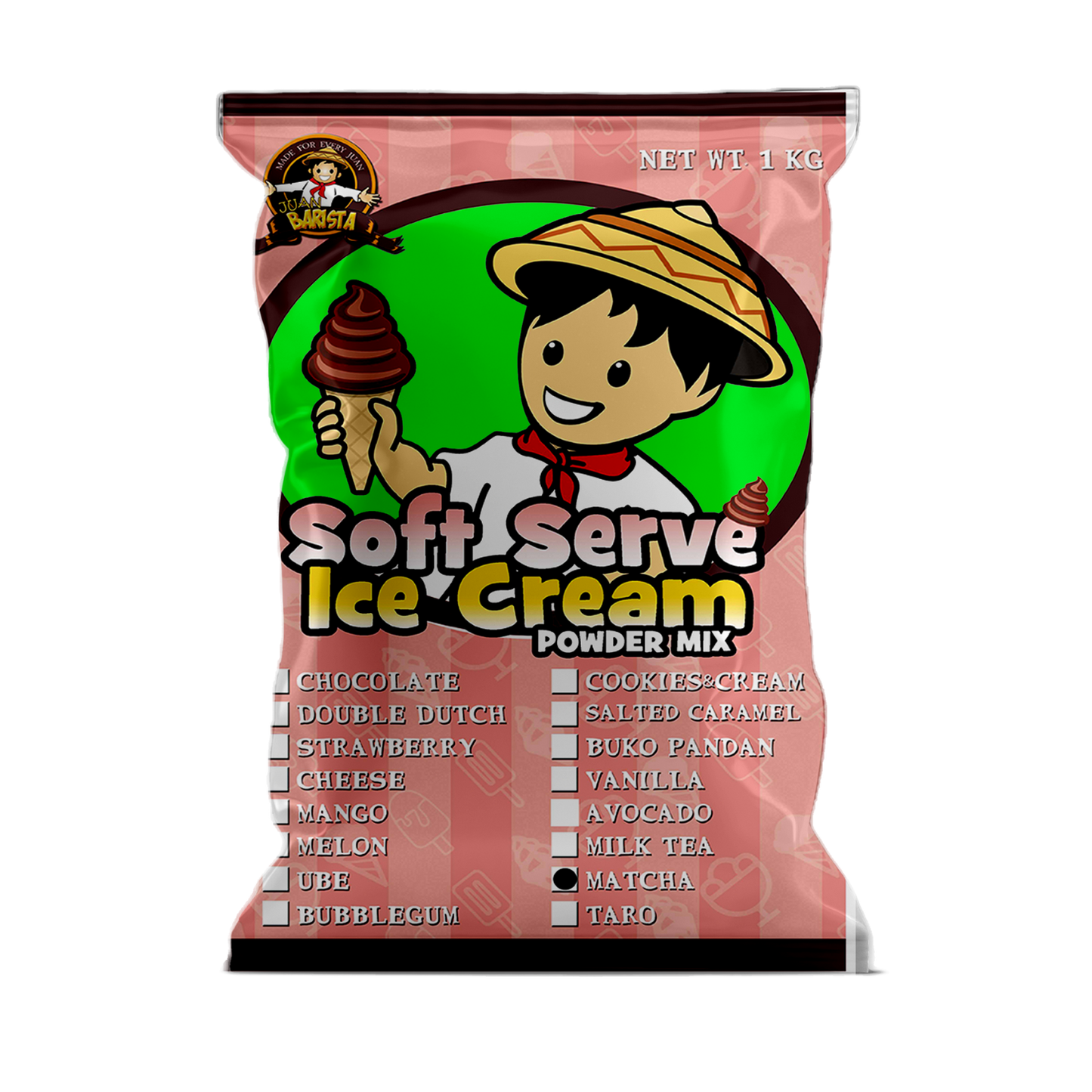 Juan Barista Ice Cream Powders